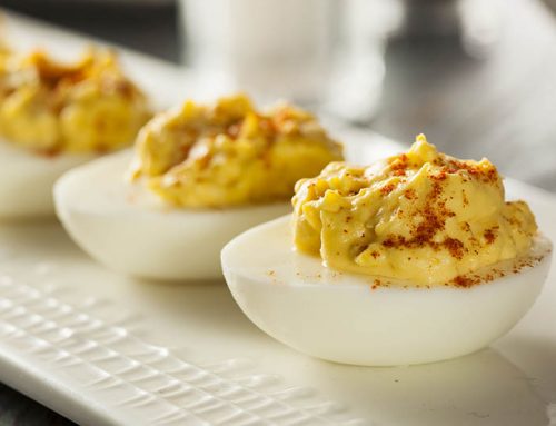 Deviled Eggs with Chipotle and Bacon