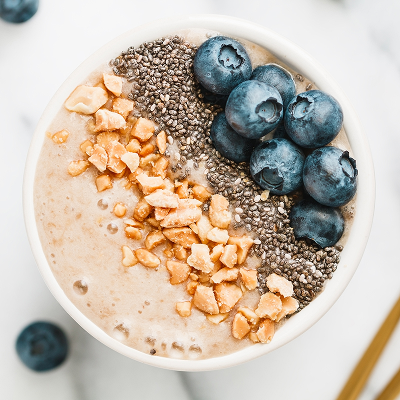 Peanut Butter Berry Smoothie Bowl Wheatsfield Co op Grocery Ames Iowa