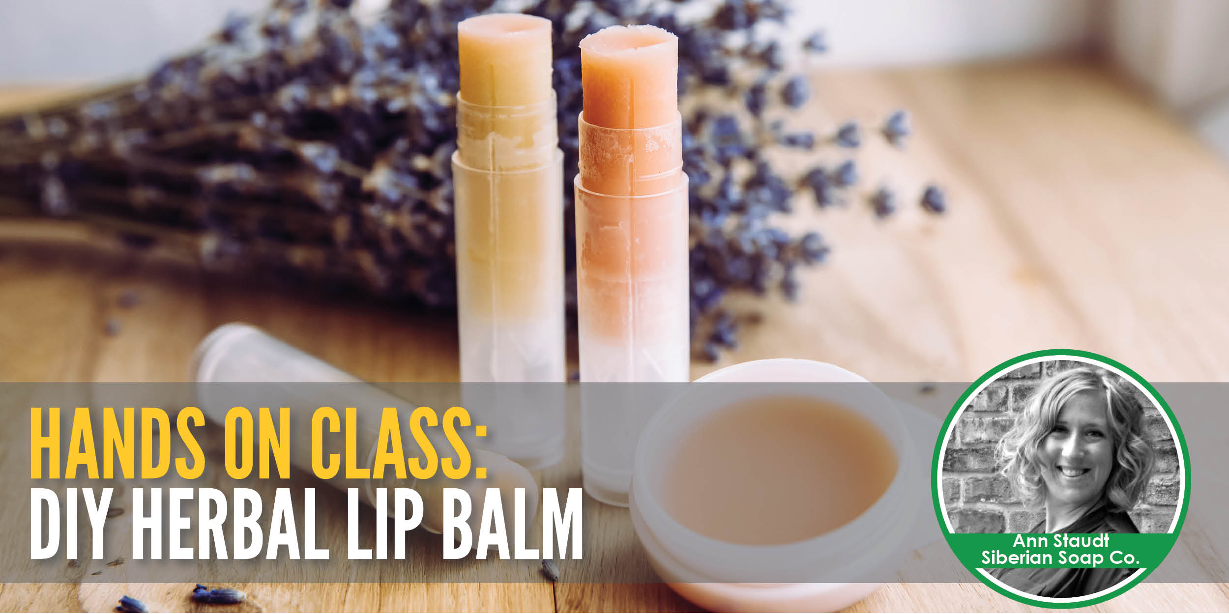 DIY Herbal Lip Balm Banner