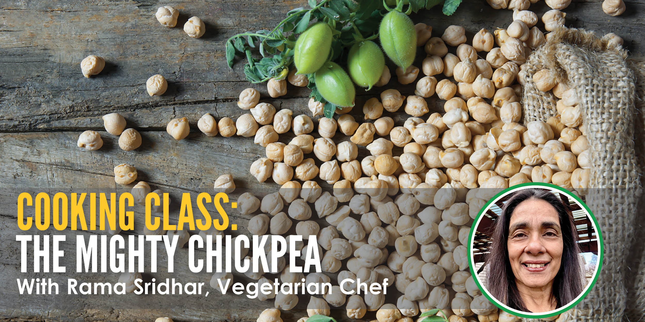 The Mighty Chickpea Banner
