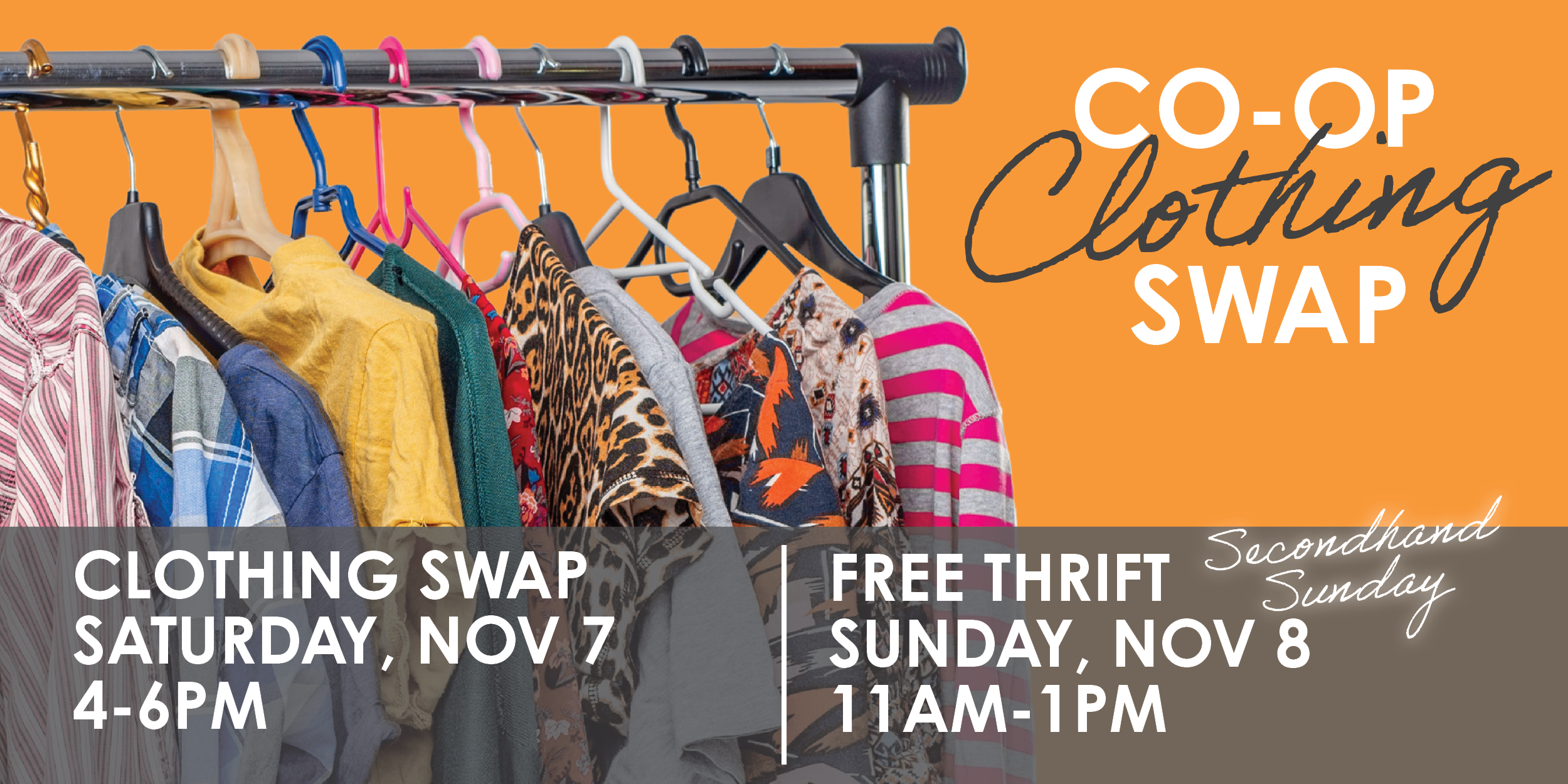 Clothing Swap Fall 26 Banner